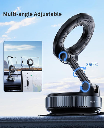 Vacuum Magnetic Suction Phone Holder