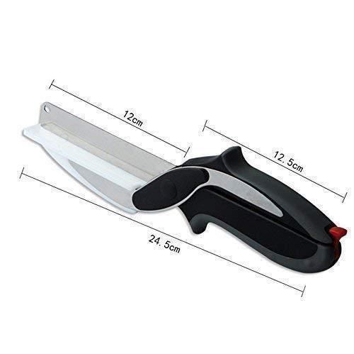 2-in-1 Kitchen Knife & Cutting Shears