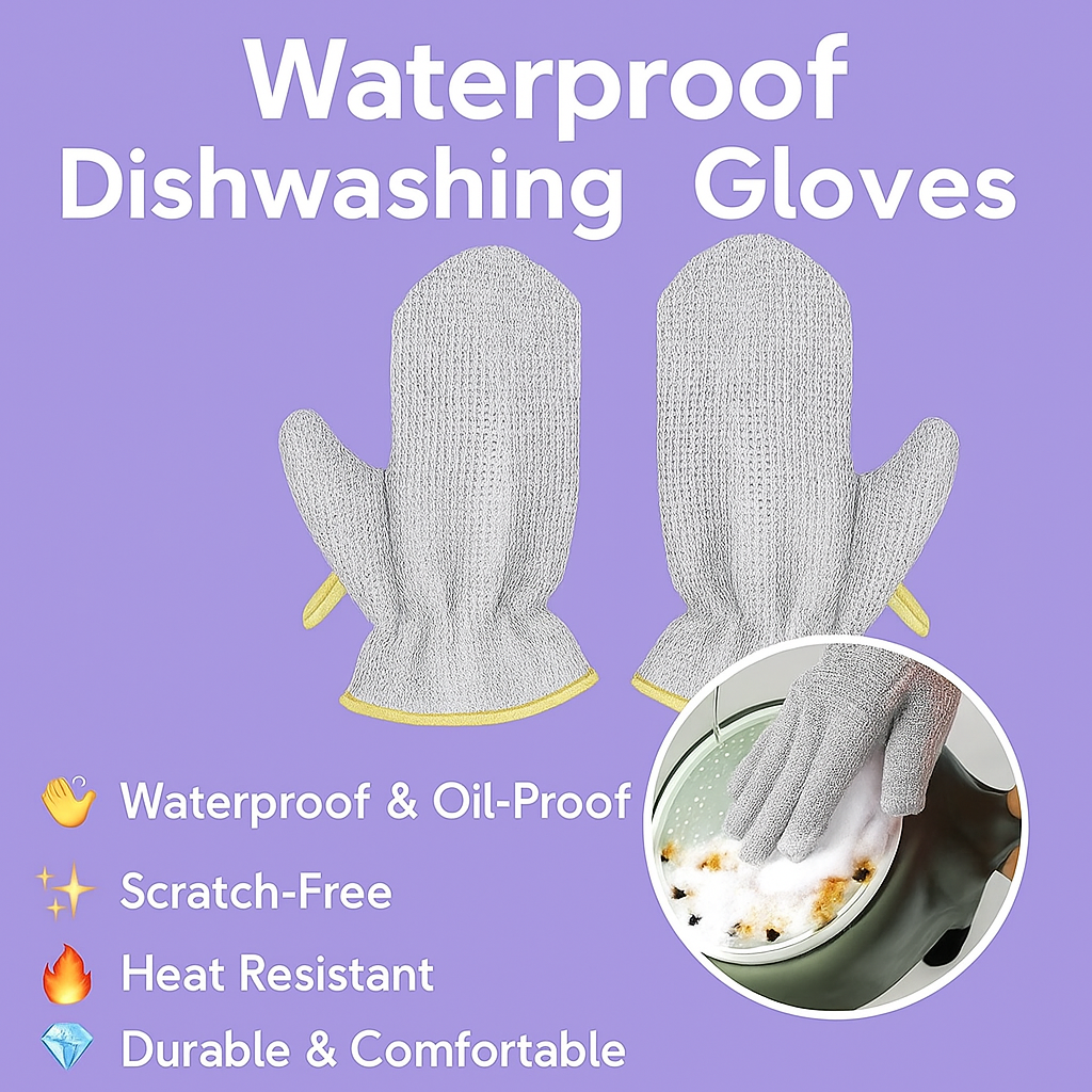 Waterproof Dishwashing Gloves